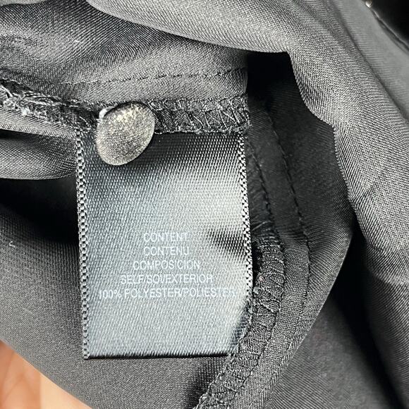 Wayf Josaline Metallic Long Sleeve Blouse Size Medium M Shimmering - Picture 8 of 16